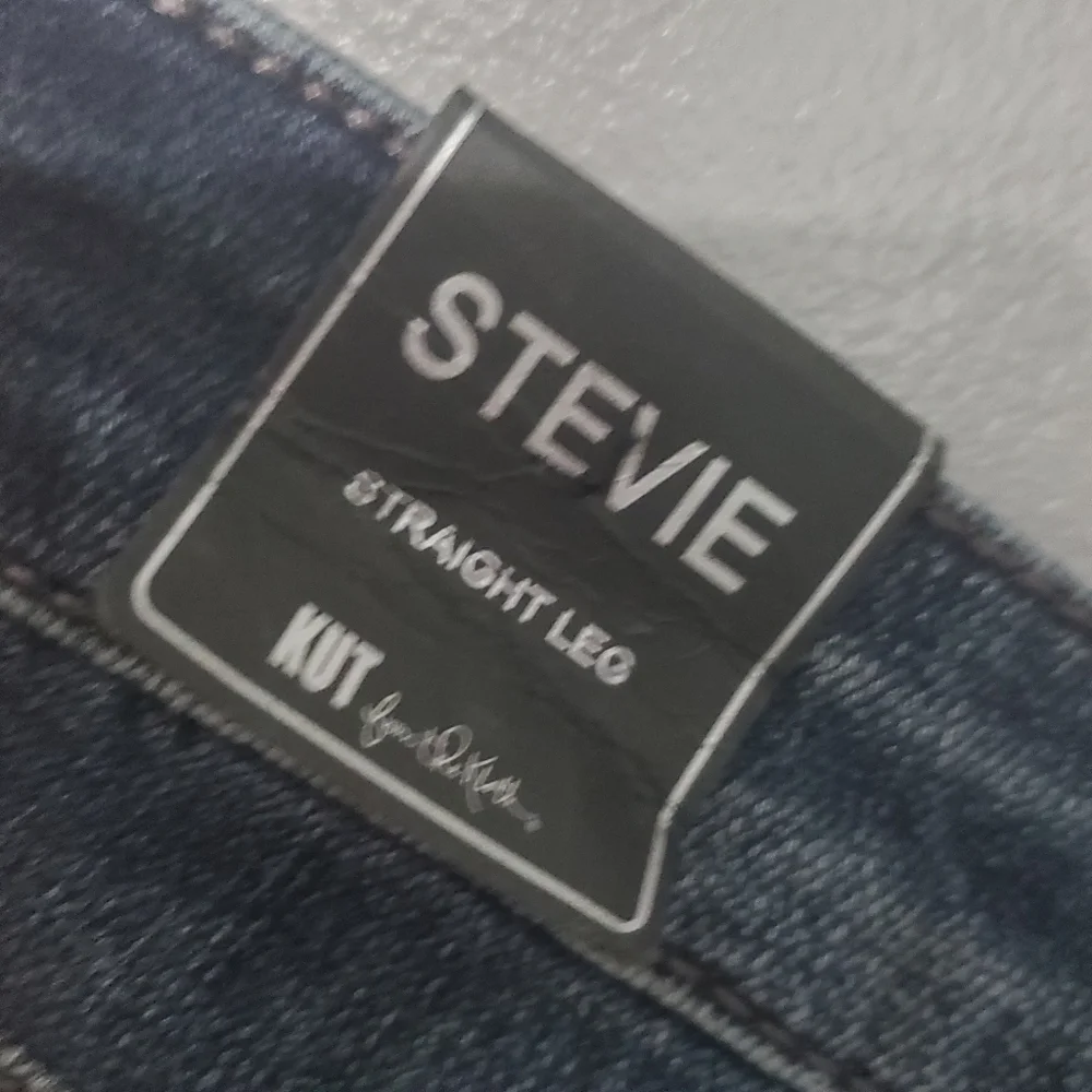 NWT Kut from the Kloth Stevie Straight Leg Womens Blue Jeans Size 2 - Picture 9 of 10